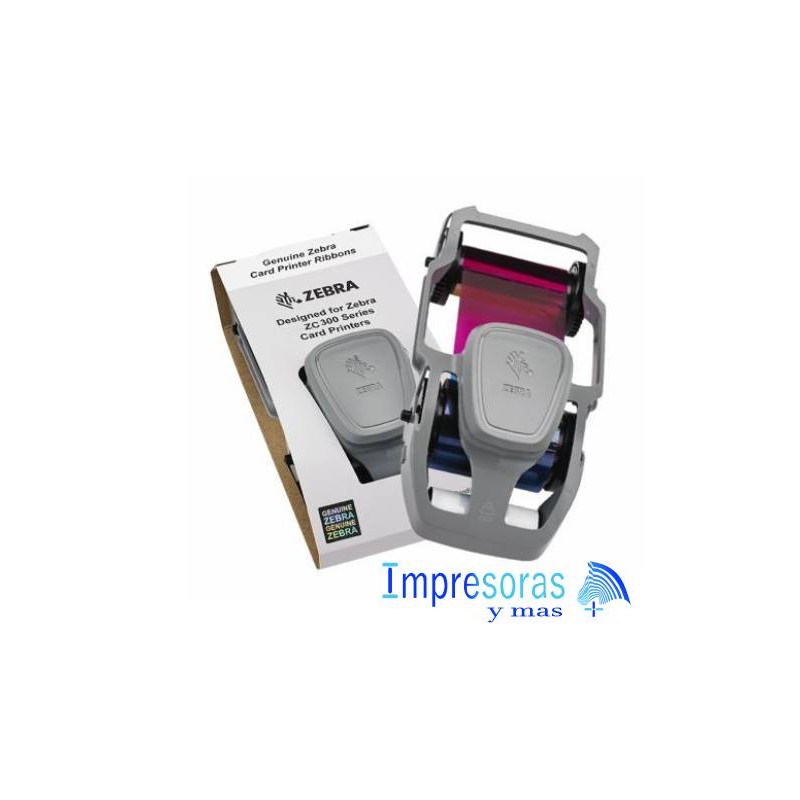 CINTA RIBBON ZEBRA 800300-264 PARA IMPRESORA ZC300 TRUE COLORS SDYMCKO
