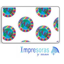 LAMINADOR HOLOGRAFICO ZEBRA 800086-075 MUNDO INFERIOR ZXP7