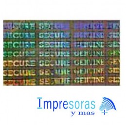 CINTA RIBBON ZEBRA 800015-035 PARA IMPRESORA P5201 TRUE SECURE HOLOGRAMA