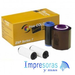 CINTA RIBBON ZEBRA 800077-761 PARA IMPRESORA ZXP7 TRUE COLORS KRO RESINA NEGRO