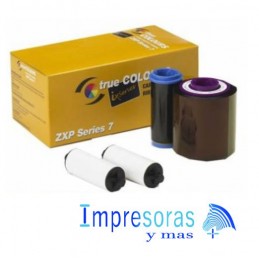 CINTA RIBBON ZEBRA PARA IMPRESORA ZXP7 TRUE COLORS NEGRO K 800077-701