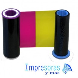 CINTA RIBBON ZEBRA PARA IMPRESORA ZXP8 ZXP9 TRUE COLORS COLOR YMCUVK 800012-543