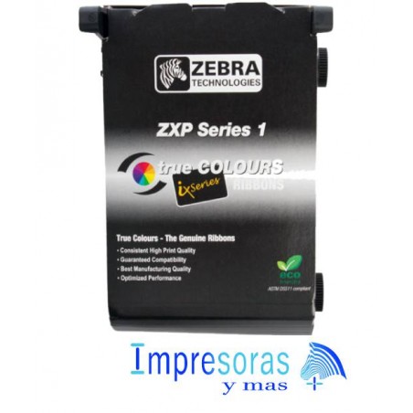 Cinta Ribbon Zebra 800011-140 Color YMCKO para Zebra zxp1