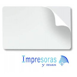 TARJETAS PLASTICAS PVC ZEBRA PREMIER 104523-010 BLANCO 500 PIEZAS 10MIL MYLAR