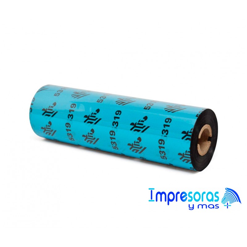 CINTA RIBBON ZEBRA CERA 110MM X 74MTS 05319GS11007 TODOZEBRA