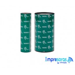 CINTA RIBBON ZEBRA RESINA 60MM X 450MTS 05095BK06045 TODOZEBRA
