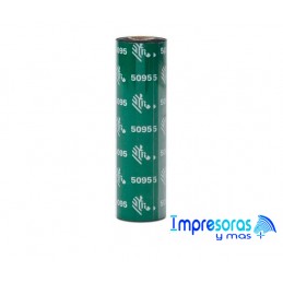 CINTA RIBBON ZEBRA RESINA 110MM X 74MTS 05095GS11007 TODOZEBRA