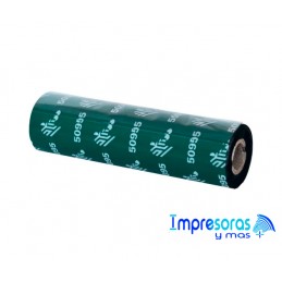 CINTA RIBBON ZEBRA RESINA 110MM X 74MTS 05095GS11007 TODOZEBRA