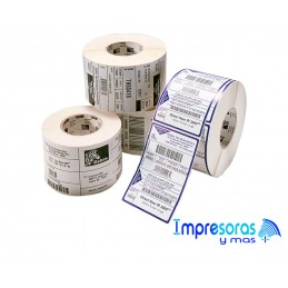 ✅ 1 Rollo de Etiquetas ZEBRA 10010029-R TD Z-SELECT 2000D